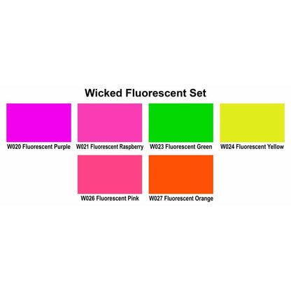 Createx Wicked Neon Fluorescent Color Chip