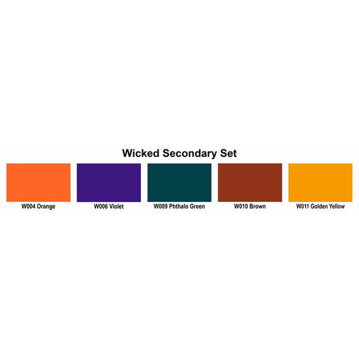 Wicked Secondary Set Color Swatches