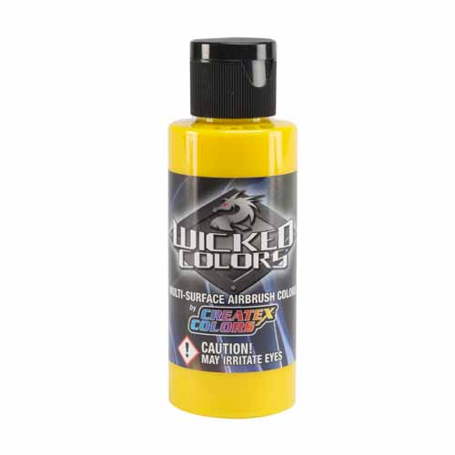 Createx Wicked Airbrush Paint  Detail Yellow