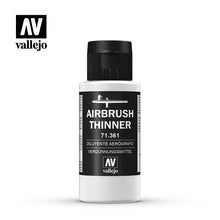 Vallejo Thinner airbrush thinner for smooth, even acrylic paint application and adjustable viscosity with water-soluble formula.