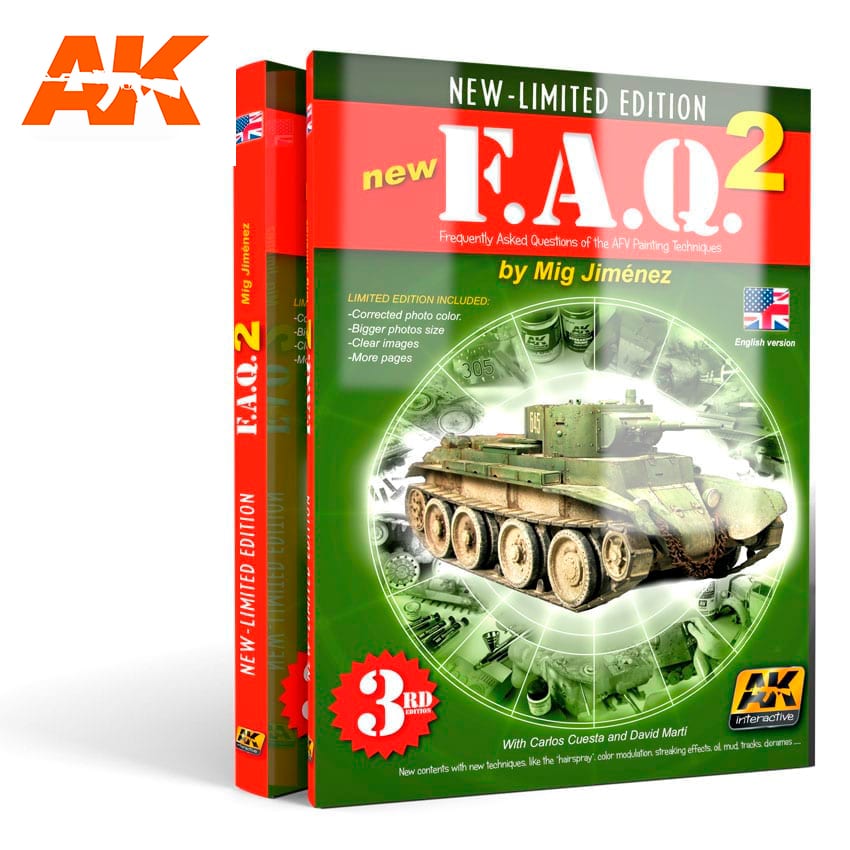 AK Interactive FAQ 2 Limited Edition Military Modellers Reference book