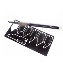 AK Photo Etched Saw Set with stainless steel saws and non-slip handle for precise delicate scale cutting and detail work.