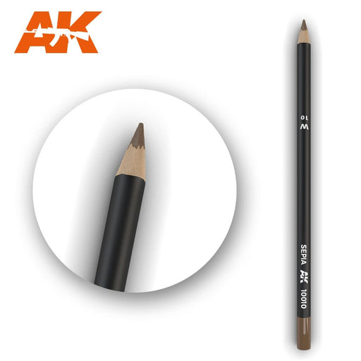 AK Interactive Watercolor Weathering Pencil Sepia