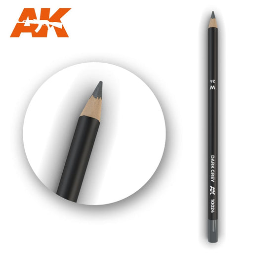 AK Interactive Watercolor Weathering Pencil Dark Grey