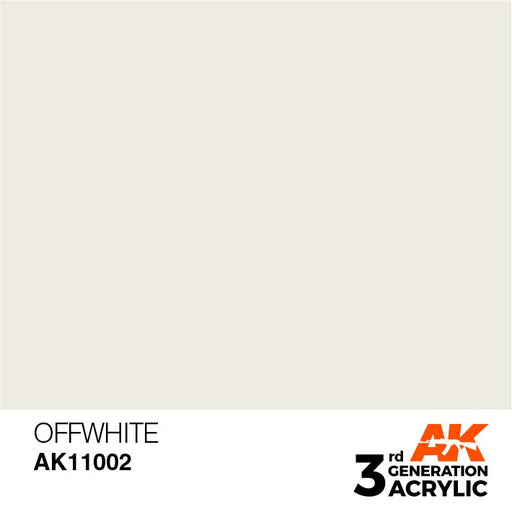 AK Interactive Paint 3rd Gen Paint: Offwhite