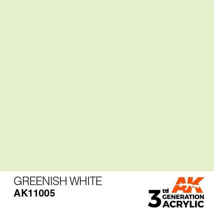 AK Interactive Paint 3rd Gen Paint: Greenish White