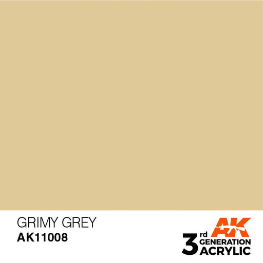 AK Interactive Paint 3rd Gen Paint: Grimy Grey