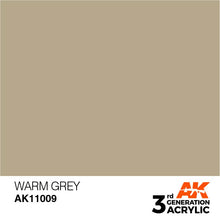AK 3rd Gen Warm Grey acrylic paint by AK Interactive offers premium coverage and optimal intensity for brush and airbrush use.