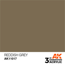 AK 3rd Gen Reddish Grey premium acrylic paint by AK Interactive for brush and airbrush use with optimal coverage.