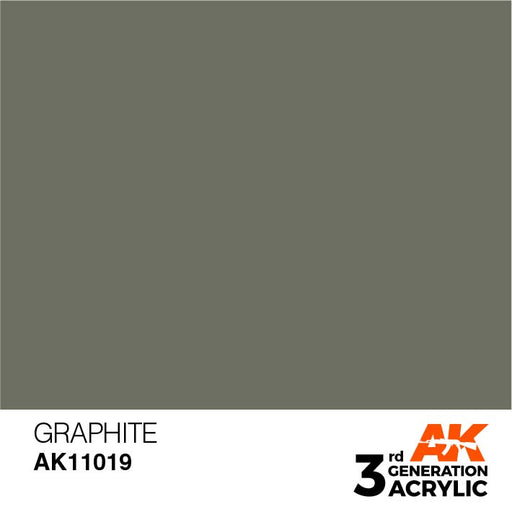 AK Interactive Paint 3rd Gen Paint: Graphite