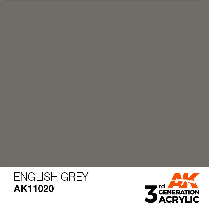 AK Interactive 3rd Gen English Grey