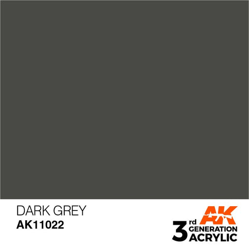 AK Interactive Paint 3rd Gen Paint: Dark Grey
