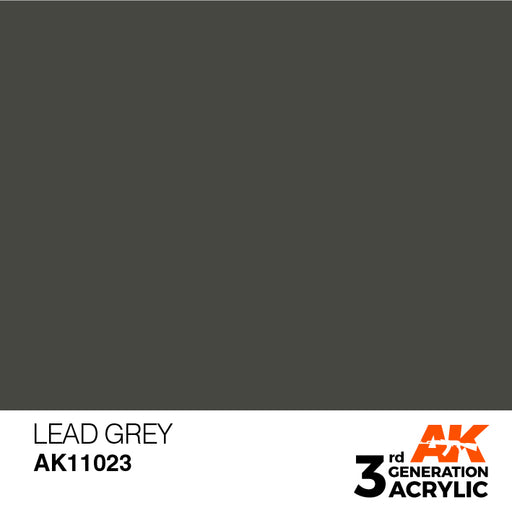 AK Interactive Paint 3rd Gen Paint: Lead Grey