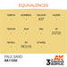 AK Interactive Paint 3rd Gen Paint Cross Reference: Pale Sand