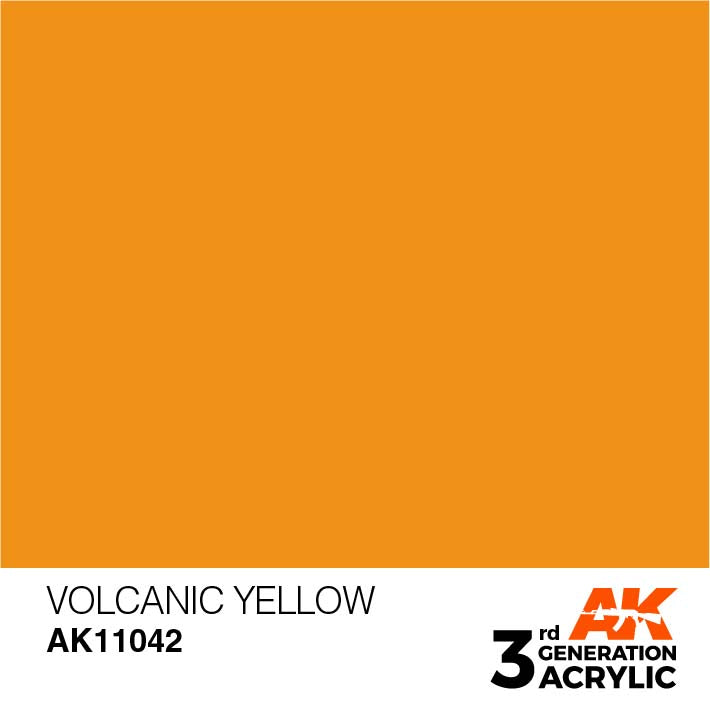 AK Interactive 3rd Gen Volcanic Yellow