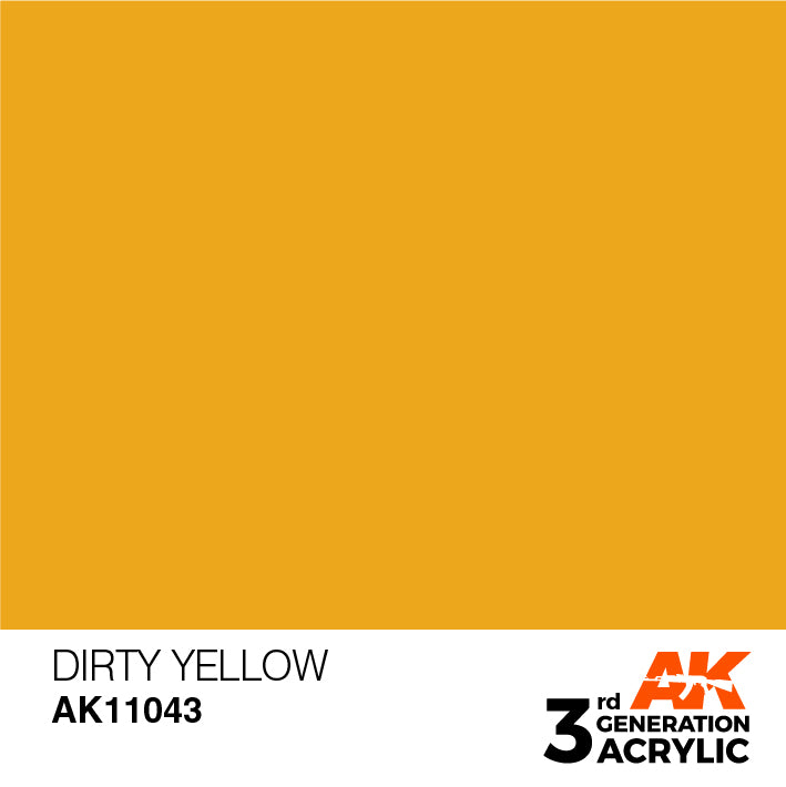 AK Interactive 3rd Gen Dirty Yellow