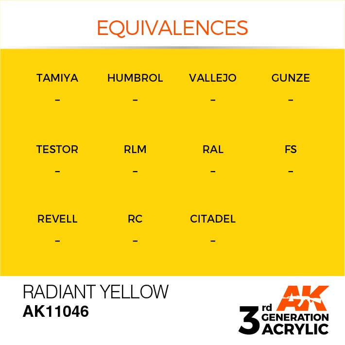 AK Interactive 3rd Gen Radiant Yellow