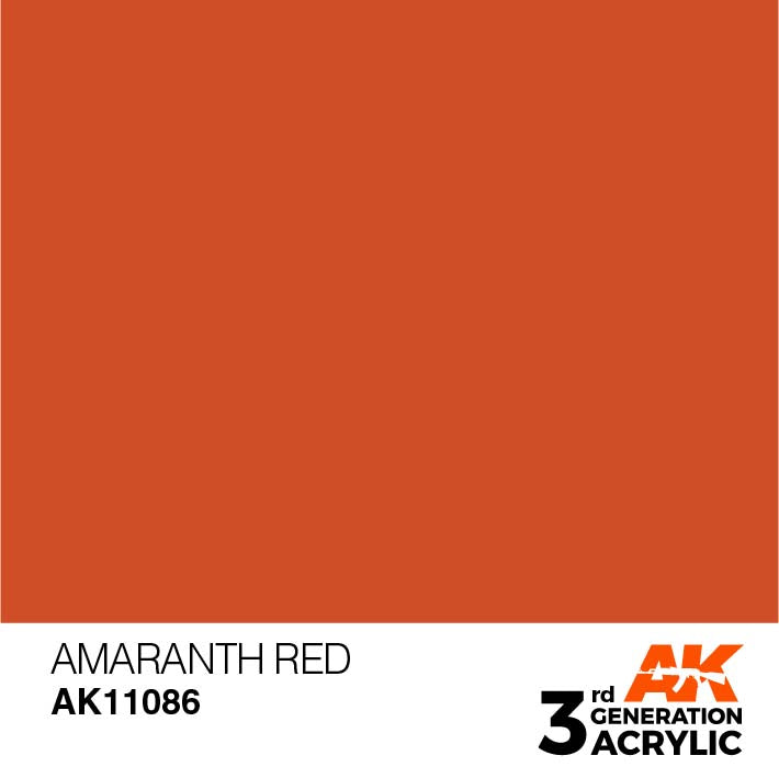 AK Interactive 3rd Gen Amaranth Red