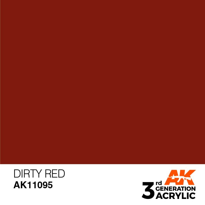 AK Interactive 3rd Gen Dirty Red