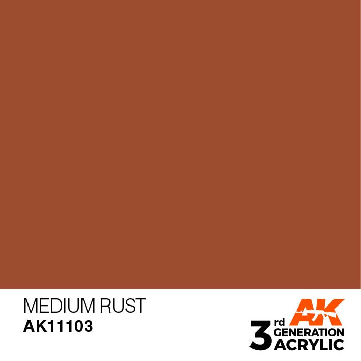 AK Interactive 3rd Gen Medium Rust