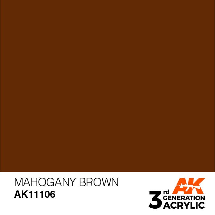 AK Interactive 3rd Gen Mahogany Brown
