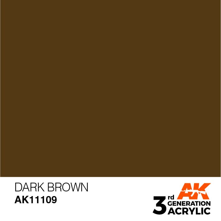 AK Interactive 3rd Gen Dark Brown
