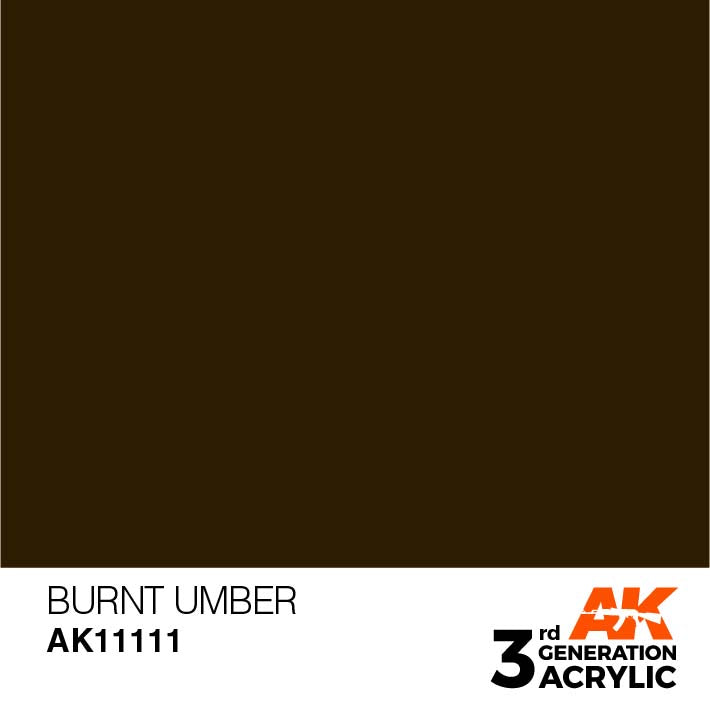 AK Interactive 3rd Gen Burnt Umber