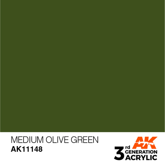 AK Interactive 3rd Gen Medium Olive Green