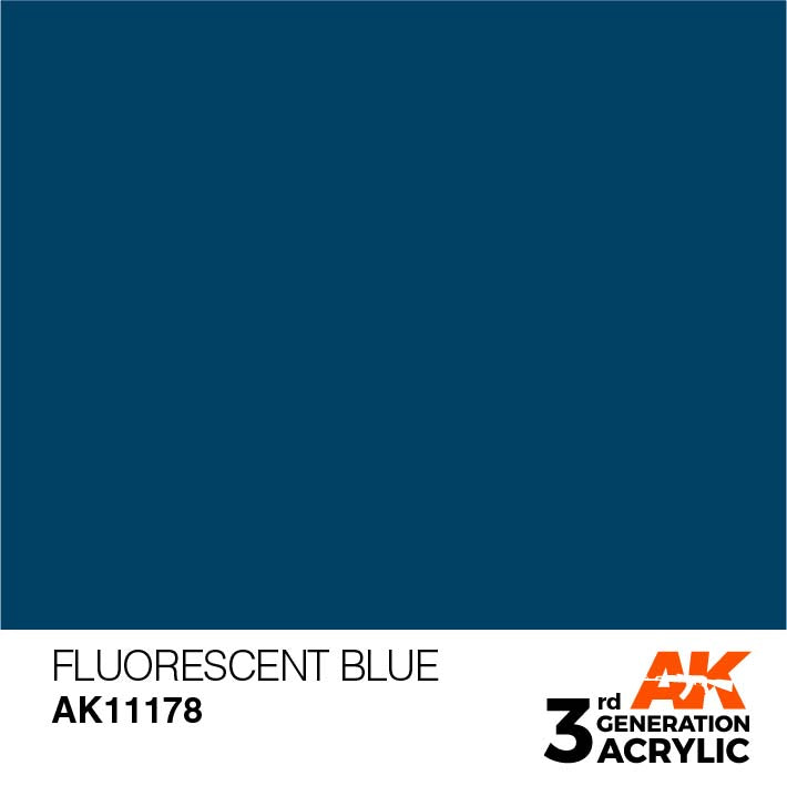 AK Interactive 3rd Gen Fluorescent Blue