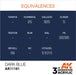 AK Interactive Paint 3rd Gen Paint Cross Reference: Dark Blue
