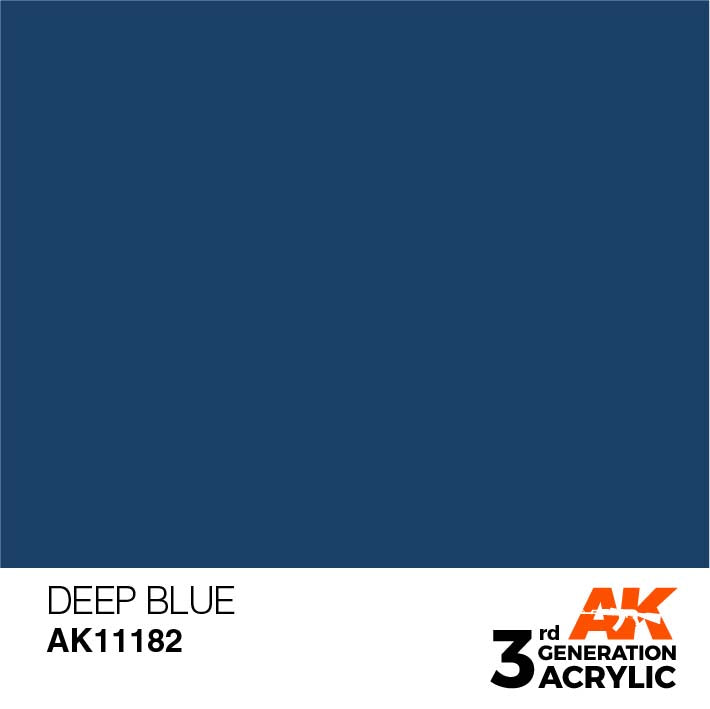 AK Interactive 3rd Gen Deep Blue