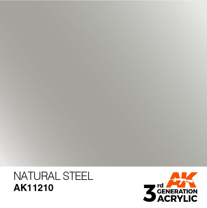 AK Interactive 3rd Gen Natural Steel