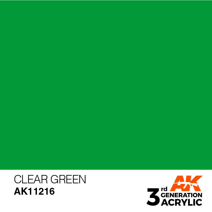 AK Interactive 3rd Gen Clear Green