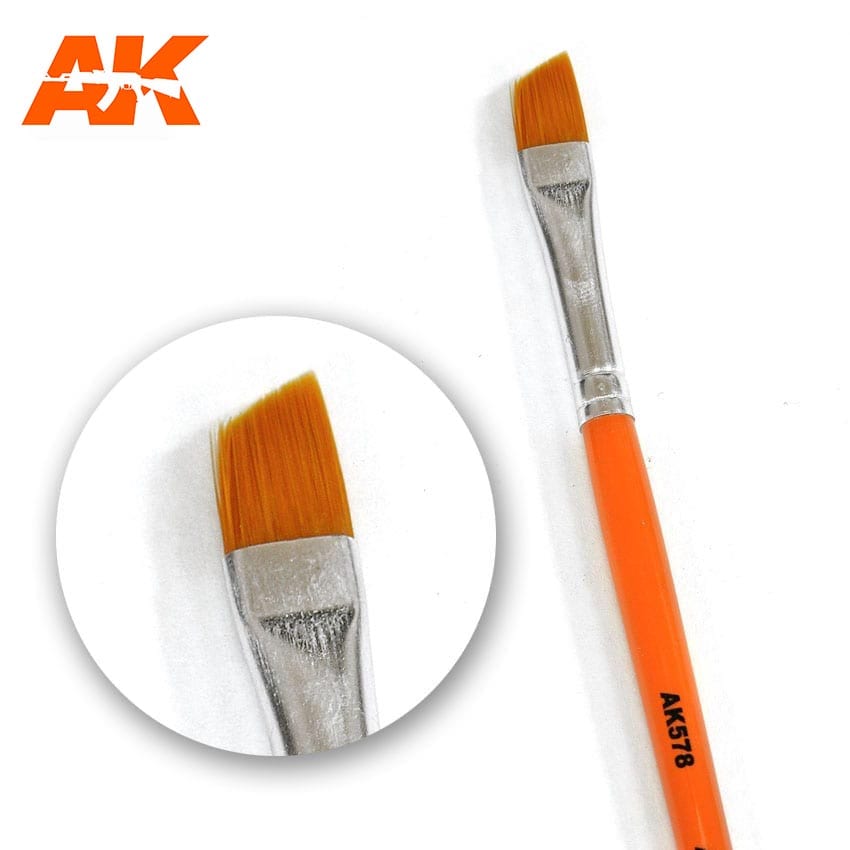 AK Interactive Weathering Paint Brush Diagonal