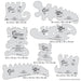 Artool The Essential Seven Set Freehand Airbrush Template