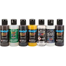 Candy 2o Fire Set with concentrated water-based dye colors and reducer for vibrant automotive paint applications.