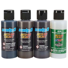 Candy 2o Sample Set with water-based, transparent automotive dye colors and balancing clear by Createx Colors.