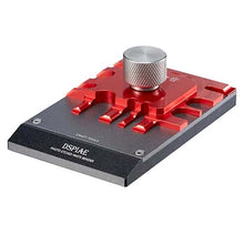DSPIAE Mini Photo Etched Parts Bender with anodized aluminum base, 12 bending teeth, and spring-loaded fixture board.