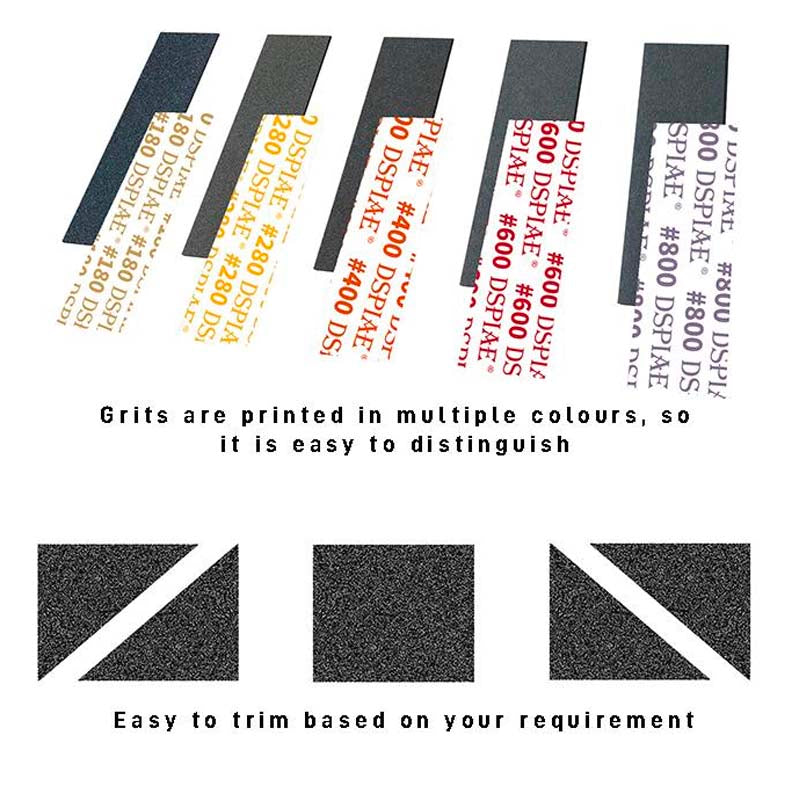 DSPIAE Hobby Tools Adhesive Sandpaper Maple Airbrush Supplies