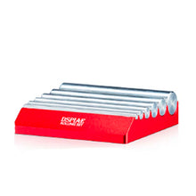 DSPIAE Photo Etched Rolling Set metal rollers with varied diameters for efficient cylindrical photo etched parts shaping.