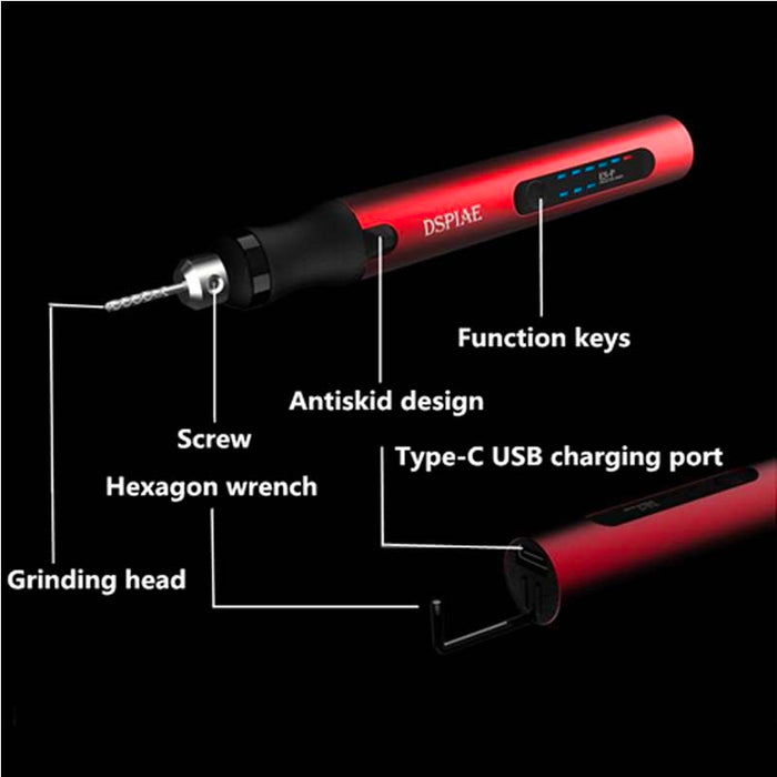 DSPIAE Electric Sanding Pen Features 1