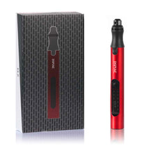 DSPIAE Portable Electric Sanding Pen in red with black grip and packaging box, lightweight and efficient charging design.