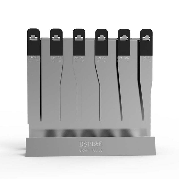DSPIAE Stainless Steel Sanding File Set with Rack