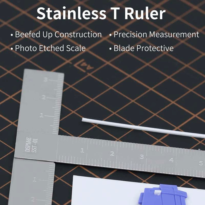 DSPIAE Stainless Steel T-Ruler