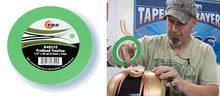 FBS Proband FineLine Green vinyl tape with rubber adhesive, ideal for clean paint lines on curved surfaces.