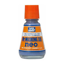 Mr. Masking SOL NEO by Mr Hobby liquid masking fluid with easy removal and blue color for precise hobby painting.