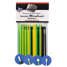 40 Micro Brushes: Assorted pack with bendable necks, non-absorbent lint-free fibres for precise solution application.