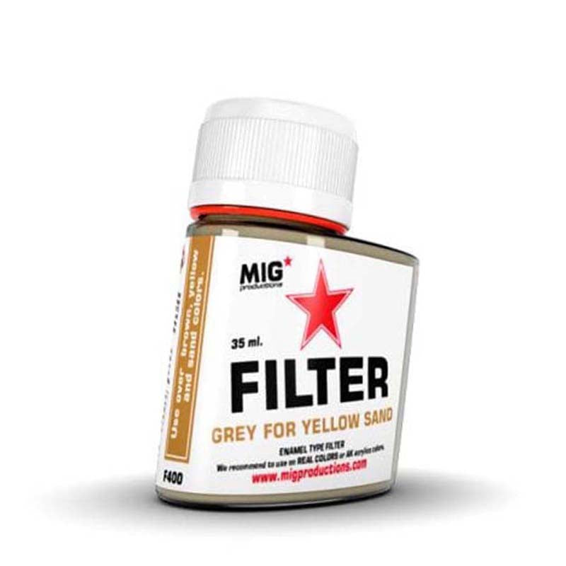 Mig Grey Filter for Yellow Sand Colors