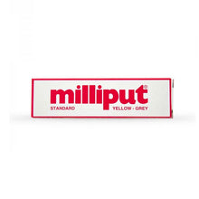 Milliput Standard 4 oz epoxy putty in yellow-grey for durable, non-shrinking, self-hardening repairs and sculpting.