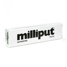 Milliput White 4 oz epoxy putty, self-hardening, waterproof, tough, durable, and moldable for repairs and sculpting.